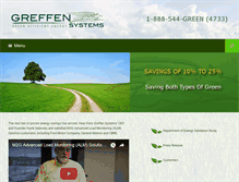 Tablet Screenshot of greffensys.com